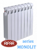 Радиатор биметаллический RIFAR МONOLIT (боковое подключение) 500/14 секции с доставкой в Стерлитамак