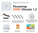 ZONT Climatic 1.2 Погодозависимый автоматический GSM / Wi-Fi регулятор (1 ГВС + 2 прямых/смесительных) с доставкой в Стерлитамак